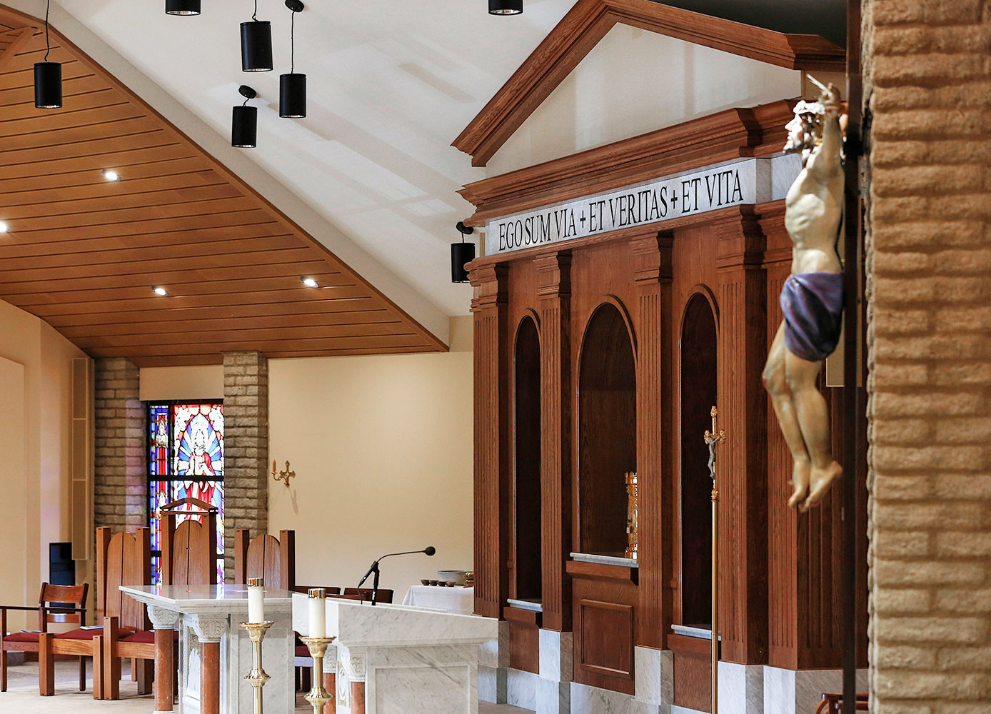 Sacred Heart - Cross and Altar