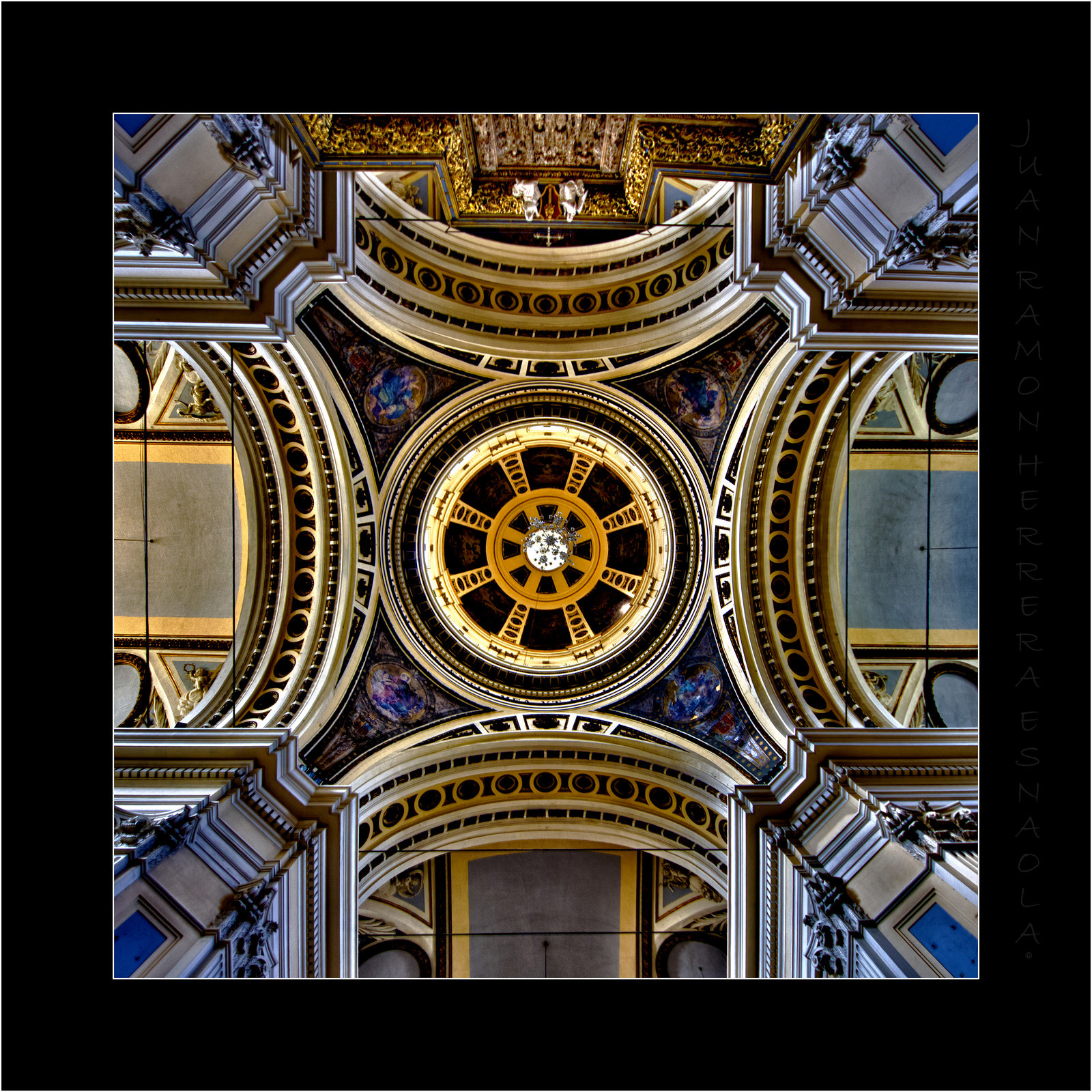 Arches and Ceiling Dome - Basilica of Our Lady