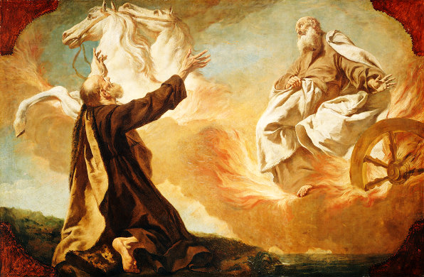 Elijah Taken Up In A Chariot