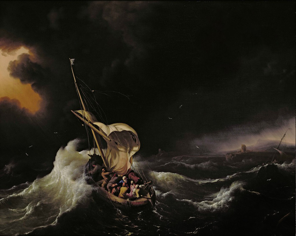  Christ in the Storm on the Sea of Galilee 