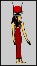 Egyptian god Hathor
