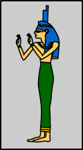 Egyptian god Isis